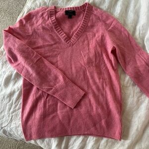 J. Crew Wool and Cashmere Sweater - Pink - Small